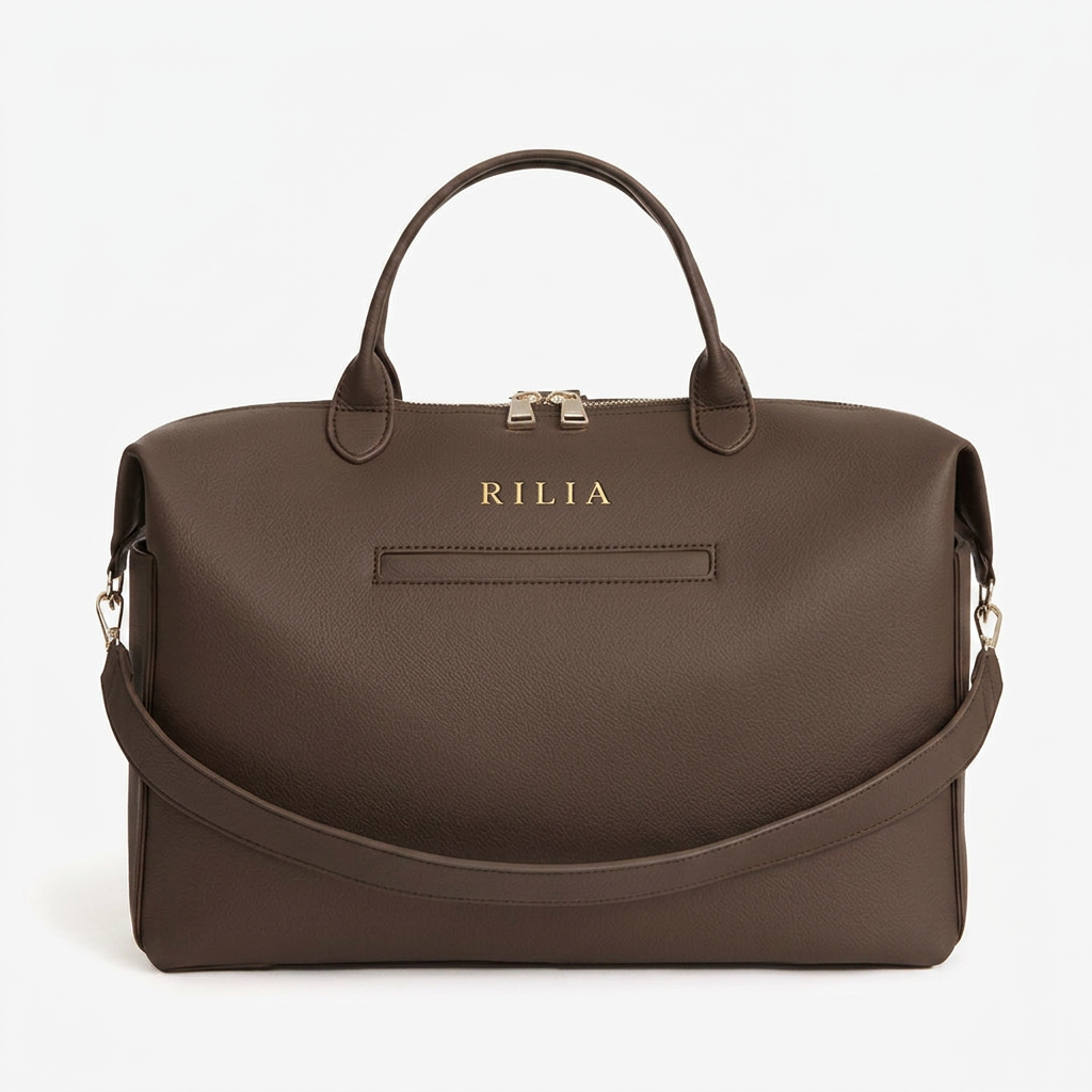 RILIA Signature Bag in Mocha Brown